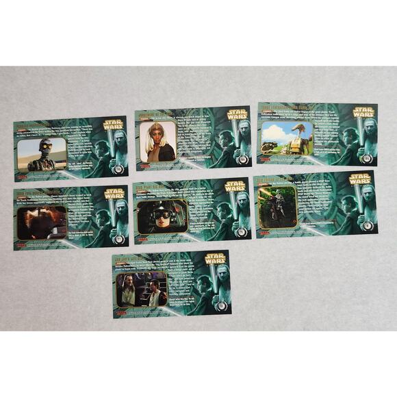 Topps Star Wars Episode 1 Widevision Series 1 Trading Cards Lot Of 27 1999 NM - Picture 4 of 4